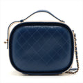 Chanel Matelasse Leather 2 Way Shoulder Bag Blue x White Gold Metal Fittings 27149464 -SKU #2347 by Bolt Boutique