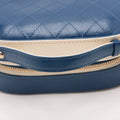 Chanel Matelasse Leather 2 Way Shoulder Bag Blue x White Gold Metal Fittings 27149464 -SKU #2347 by Bolt Boutique