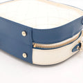 Chanel Matelasse Leather 2 Way Shoulder Bag Blue x White Gold Metal Fittings 27149464 -SKU #2347 by Bolt Boutique