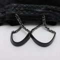 Chanel Matelasse Leather & Cowhide Chain Shoulder Bag Black Silver Metal Fittings 10754134-#2483 by Bolt Boutique