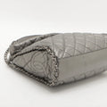 Chanel Matelasse Metallic Calfskin Quilted Medium Chain Me Hobo Dark Silver 14 Series -#2596 by Bolt Boutique