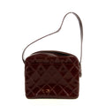 Chanel Matelasse Patent Enamel Red Shoulder Bag #4738 by Bolt Boutique