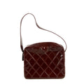 Chanel Matelasse Patent Enamel Red Shoulder Bag #4738 by Bolt Boutique