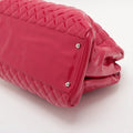 Chanel Matelasse Patent Leather Chain Tote Bag Red Silver Metal Fittings 15XXXXXX #1925 by Bolt Boutique