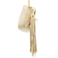 Chanel Matelasse Quilted Lambskin Beige Tassel Camera Shoulder Bag #3770 by Bolt Boutique