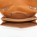 Chanel Matelasse Single Flap 30 Silver Chain Brown Caviar Skin 19 Series #2616 by Bolt Boutique