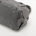 Chanel Matelasse Vintage Calfskin Hand bag Gray Silver Metal Fittings 10 Series #2605 by Bolt Boutique