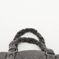 Chanel Matelasse Vintage Calfskin Hand bag Gray Silver Metal Fittings 10 Series #2605 by Bolt Boutique