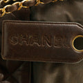 Chanel Matlasse Brown Bucket Bag Canvas / Lambskin Shoulder Bag by Bolt Boutique