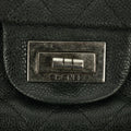 Chanel Matlasse Caviar Skin 2.55 Double Flap Chain Shoulder Bag Black #2534 by Bolt Boutique
