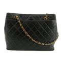 Chanel Matlasse Turnlock Coco Mark Lambskin Timless Classic Tote Bag #2679 by Bolt Boutique