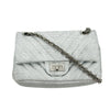 Chanel Metallic Aged Calfskin Double Flap Shoulder Bag #3639
