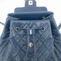 Chanel Navy Blue Matelasse Caviar Skin Backpack #1302 by Bolt Boutique