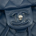 Chanel Navy Blue Matelasse Caviar Skin Backpack #1302 by Bolt Boutique