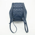 Chanel Navy Blue Matelasse Caviar Skin Backpack #1302 by Bolt Boutique