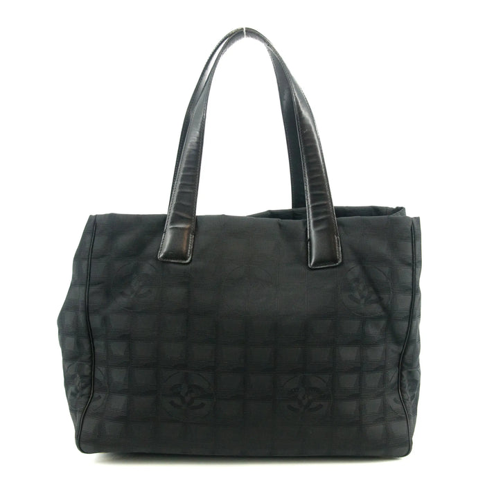 Chanel New Travel Line Black Nylon Tote Bag #2750 by Bolt Boutique