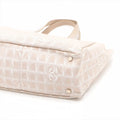 Chanel New Travel Line Nylon &amp; Leather Tote bag Beige Gold Metal Fittings 10249875 #2447 by Bolt Boutique