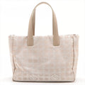 Chanel New Travel Line Nylon &amp; Leather Tote bag Beige Gold Metal Fittings 10249875 #2447 by Bolt Boutique