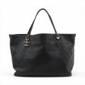 Chanel On The Road Caviar Skin Black Tote Bag 19 Series #3746 by Bolt Boutique