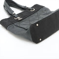 Chanel Paris Biarritz PM Coating Canvas Tote bag Black Silver Metal Fittings 12234711 #2484 by Bolt Boutique