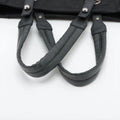 Chanel Paris Biarritz PM Coating Canvas Tote bag Black Silver Metal Fittings 12234711 #2484 by Bolt Boutique