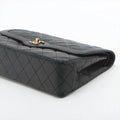 Chanel Paris Limited Matelasse Lambskin Double Flap Double Chain Black Gold Metal Fittings 0 Series #2515 by Bolt Boutique