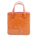 Chanel Patent Leather Chocolate Bar CC Logo Tote Bag 7 Series #2699 by Bolt Boutique