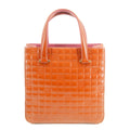 Chanel Patent Leather Chocolate Bar CC Logo Tote Bag 7 Series #2699 by Bolt Boutique