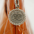 Chanel Patent Leather Orange Medallion Reprint Tote Bag 6 Series #2816 by Bolt Boutique
