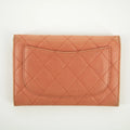Chanel Pink Coco Mark Matelasse Lambskin Wallet #2365 by Bolt Boutique