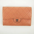 Chanel Pink Coco Mark Matelasse Lambskin Wallet #2365 by Bolt Boutique
