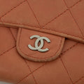 Chanel Pink Coco Mark Matelasse Lambskin Wallet #2365 by Bolt Boutique