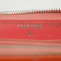Chanel Pink Coco Mark Matelasse Patent Leather Round Zipper Long Wallet #2631 by Bolt Boutique