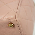 Chanel Pink Matlasse Caviar Skin Mini Boston Bag Handbag #2557 by Bolt Boutique
