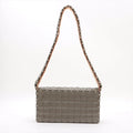 Chanel Puzzle Shoulder bag Gray Plastic x Fabric Fittings 6 Series #2521 by Bolt Boutique