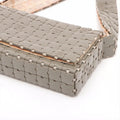 Chanel Puzzle Shoulder bag Gray Plastic x Fabric Fittings 6 Series #2521 by Bolt Boutique