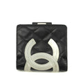 Chanel Quilted Cambon Black Compact Wallet #3946 by Bolt Boutique