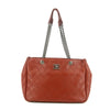 Chanel Red Lambskin Gunmetal Chain Shoulder Bag 20 Series #5862