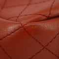 Chanel Red Lambskin Gunmetal Chain Shoulder Bag 20 Series #5862 by Bolt Boutique