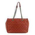 Chanel Red Lambskin Gunmetal Chain Shoulder Bag 20 Series #5862 by Bolt Boutique