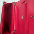 Chanel Red Matelasse Leather Boy Wallet On Chain Crossbody #1510 by Bolt Boutique