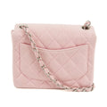 Chanel Small Single Flap Pink Cotton Shoulder Bag #4796 by Bolt Boutique
