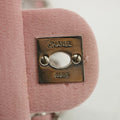 Chanel Small Single Flap Pink Cotton Shoulder Bag #4796 by Bolt Boutique