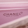 Chanel Small Single Flap Pink Cotton Shoulder Bag #4796 by Bolt Boutique