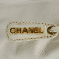 Chanel Triple CC Caviar Skin Chain Shoulder Bag White #3630 by Bolt Boutique