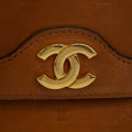 Chanel Vintage CC Brown Leather Shoulder Bag #2537 by Bolt Boutique