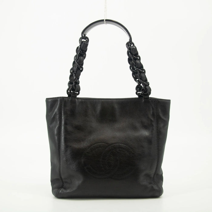 Chanel Vintage Deca Coco Mark Calfskin Tote Bag #2538 by Bolt Boutique