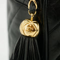 Chanel Vintage Diamond CC Camera Bag Chevron Lambskin Black 3 Series #2615 by Bolt Boutique