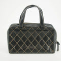 Chanel Wild Stitch Black Lamb Skin Hand Bag 3 Series #2702 by Bolt Boutique