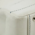 Chanel Wild Stitch White Lambskin Chocolate Bar Shoulder Bag #3640 by Bolt Boutique